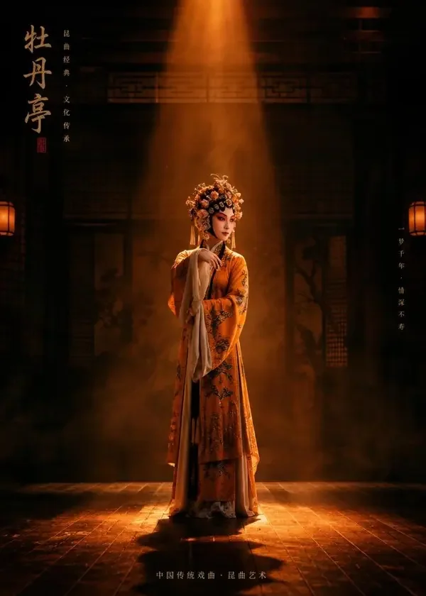 短剧《长安光落：摄政王的戏班子》古装题材封面，主演苏瓷 × 谢长风